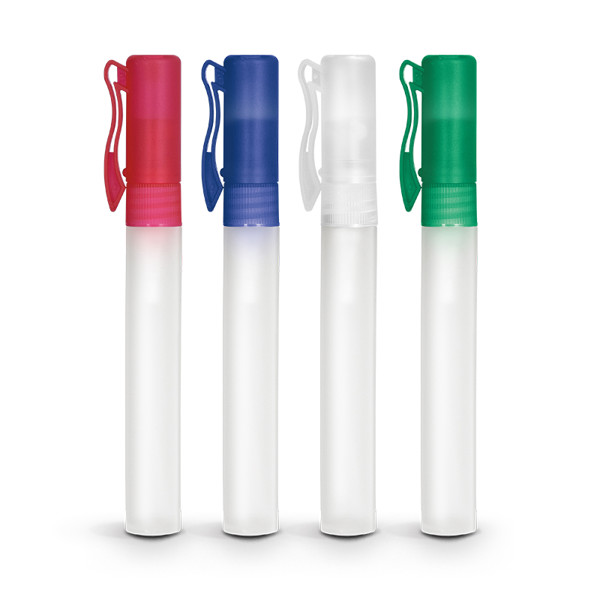 VAPORISATEUR 9 ml UTILE DE SOLUTION HYDROALCOOLIQUE - Translucide