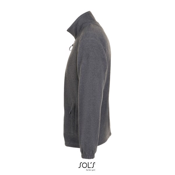 NORTH Zipped Fleece Jacket - Grey Melange / XXL