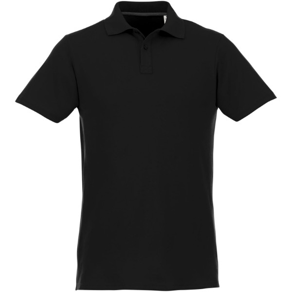 Polo para homem de 180 g/m² Helios - Preto liso / XXL