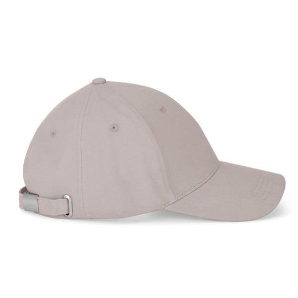 NATHAN. Čepice ze 100% bavlny (260 g/m²) se 6 panely - Světle Šedá