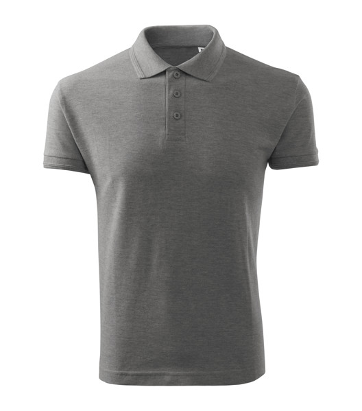 Polokošile Pánská Malfini® Pique Polo Free - Tmavě Šedý Melír / XL