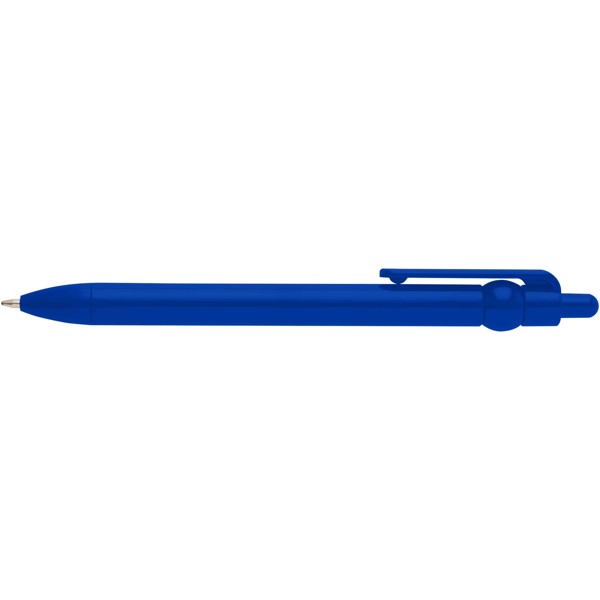 Stylo bille Fidget en plastique recyclé (encre noire) - Bleu royal