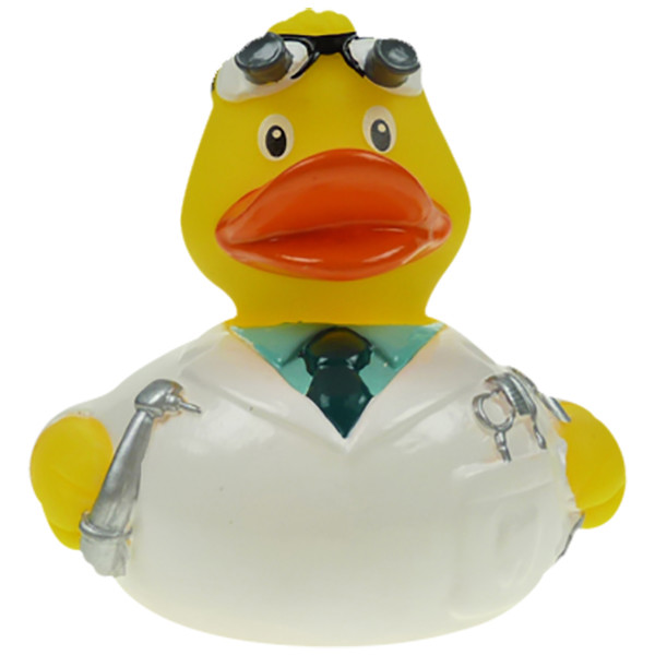 Pato de goma odontologo