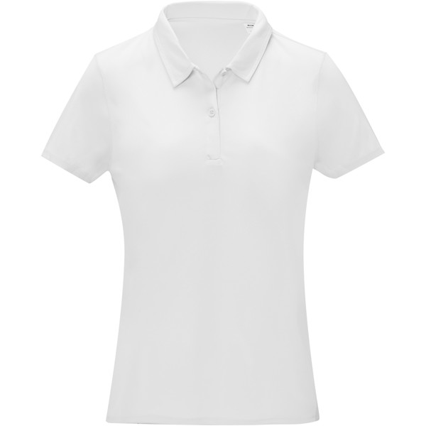 Polo Deimos en tissu léger et à manches courtes pour femme - Blanc / S