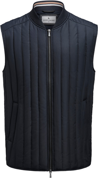 Men's Quilted Vest James Harvest | Scarsdale Vest Men - Black / L