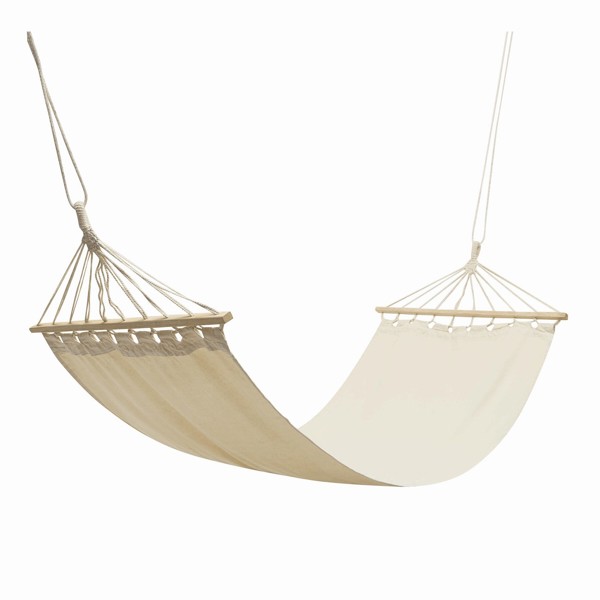 Canvas hammock, 208x80 cm, 120 kg load capacity