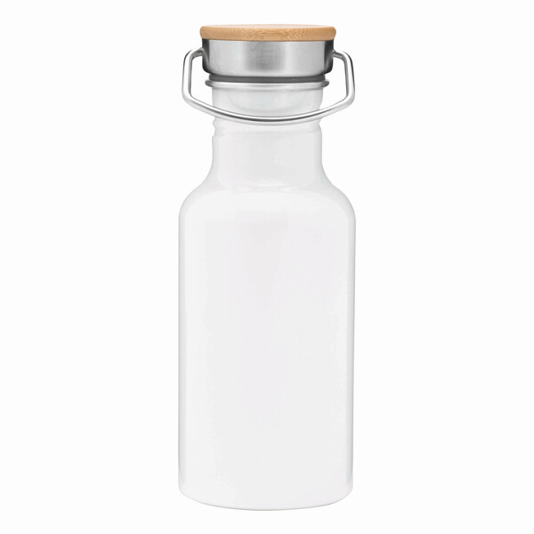 Aluminium Bottle Eco Transit - White