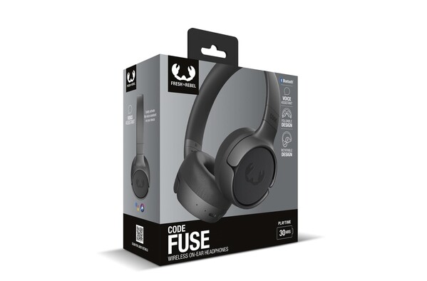 3HP1100 I Fresh 'n Rebel Code Fuse-Wireless on-ear headphone - Mørk gun metal