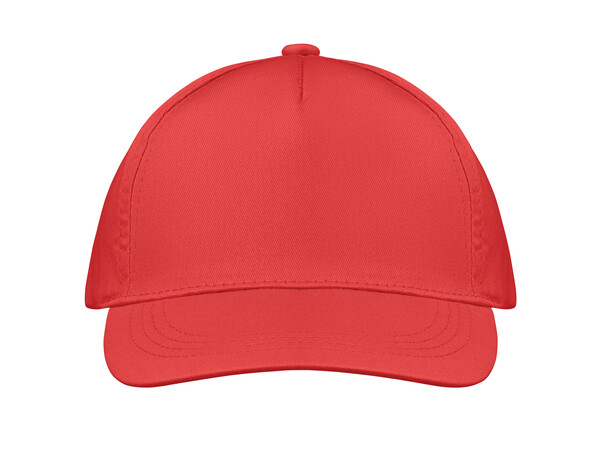 5-PANEL CZAPKA Z DASZKIEM 160 Buzz - Czerwony