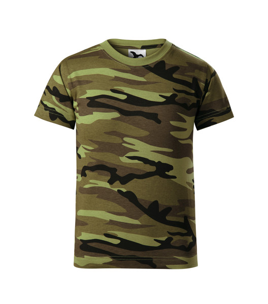Tričko Dětské Malfini® Camouflage - Camouflage Green / 134 cm/8 let