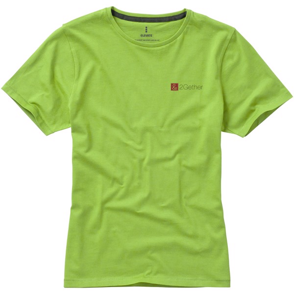 T-shirt de manga curta Nanaimo de mulher - Verde maçã / L