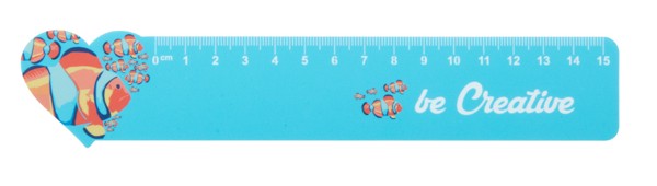 15 Cm Ruler Couler 15, House - White