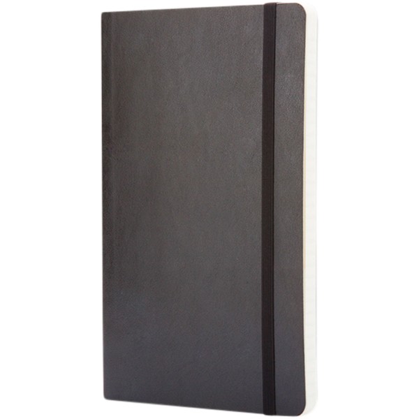 Moleskine Classic L soft cover notebook - squared - Solid Black