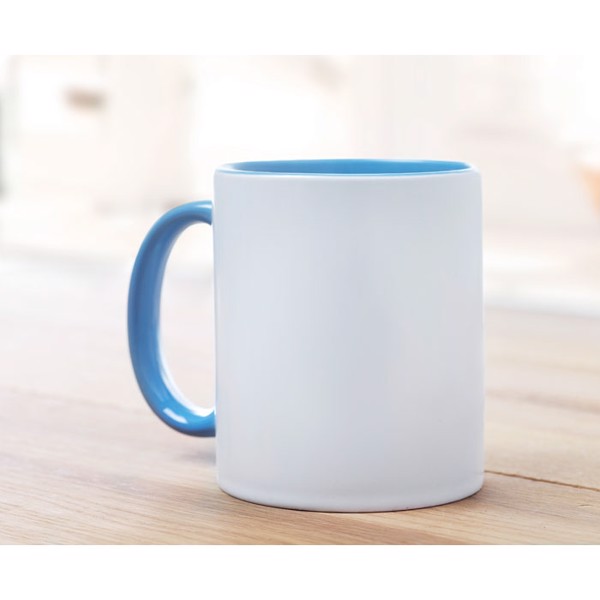 Sublimcoly keramična skodelica, 300 ml - Siva