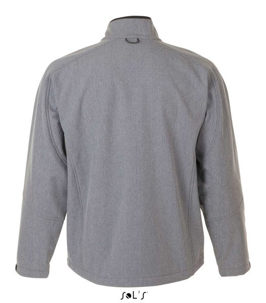 Sol's Relax - Men's Softshell Zipped Jacket - Grey Melange / 3XL