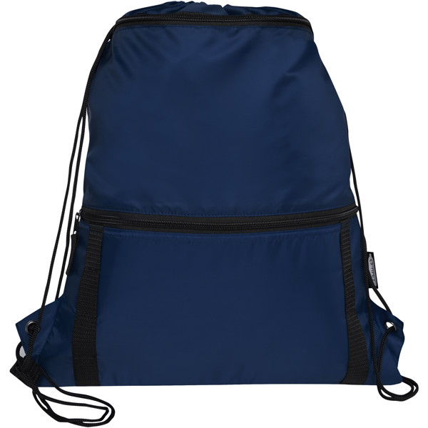 Borsa termica con coulisse in materiale riciclato Adventure - 9L - Navy