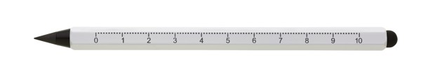 Hexali Multifunctional Metal Pen 3-In-1 - White
