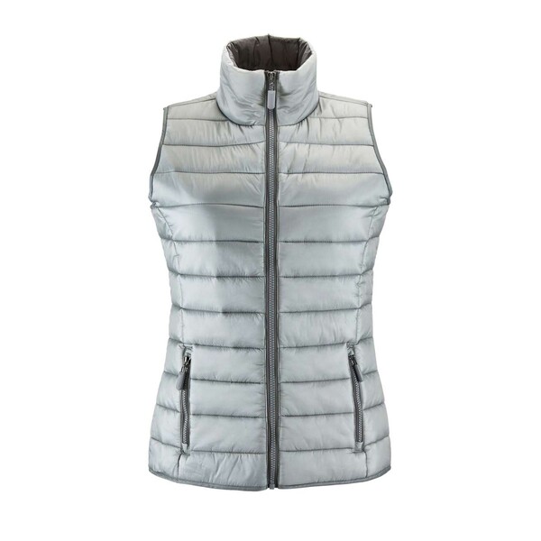 Sol's Wave Women - Lightweight Bodywarmer - Metal Grey / 2XL