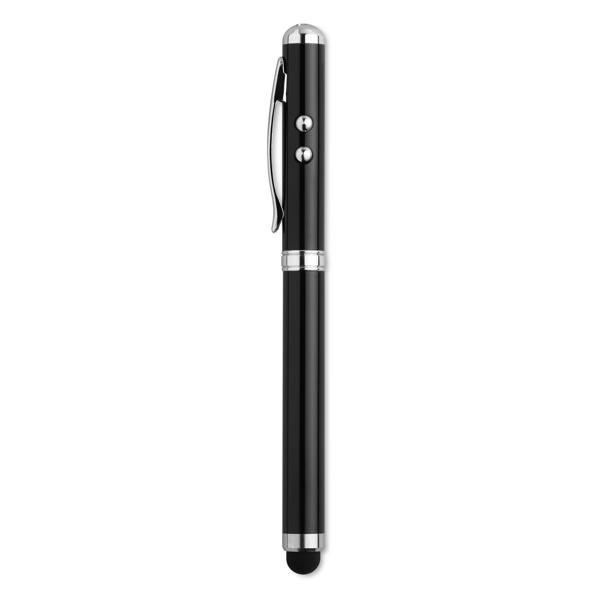 Touch Pen Stylus + LED + laser + pen - WHITE_1GB