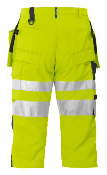 6510 3/4 PANT HV YELLOW/BLACK 46