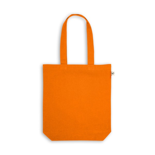 MERIDA. Taška (220 g/m²) z bavlny (50 %), recyklované bavlny (30 %) a polyesteru (20 % rPET) - Oranžová