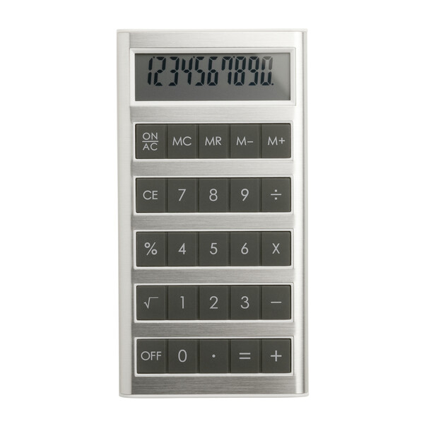 Calculatrice solaire MACHINE - blanc