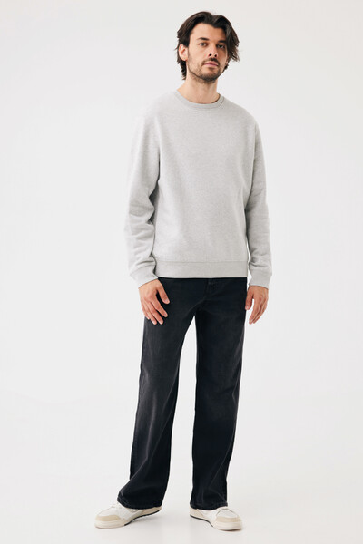 Mikina IQONIQ Torla z recyklované bavlny - Light Heather Grey / XL