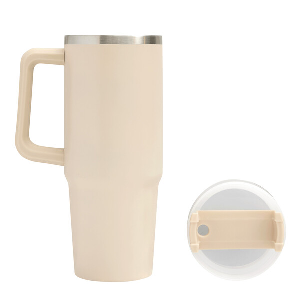 Vákuový pohár na pitie Drink Deluxe - Béžová