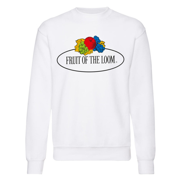 Vintage Sweat Set In Large Logo Print - White / L