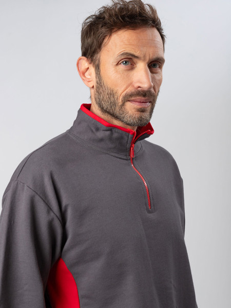 Egadi - Dark Grey / Red / XL