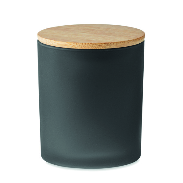 Plantaardige waskaars 280 gr Keops Large - Zwart