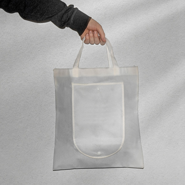 SAC PLIABLE N W - BLANC