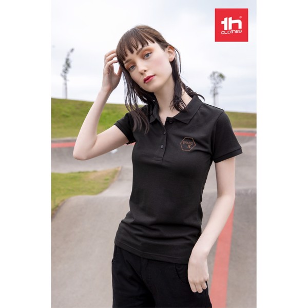 THC BERLIN WOMEN. Polo pour femme - Gris Clair Matte / M