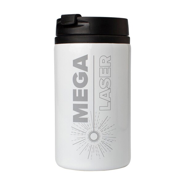 Copo térmico de parede dupla Gisela | 300 ml - branco