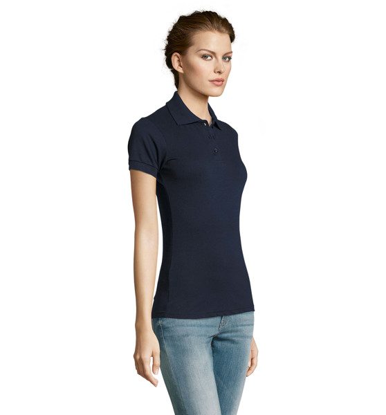 PRIME WOMEN POLO 200g - Blu Scuro FranceseXXL