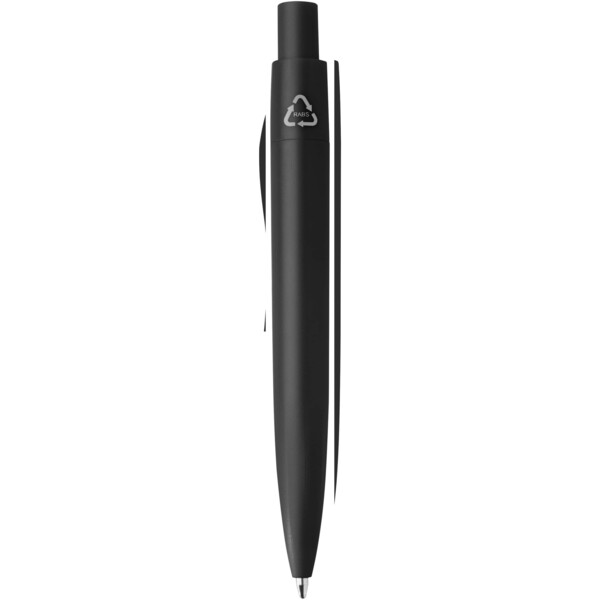 Ramin recycled plastic mini ballpoint pen (blue ink) - Black