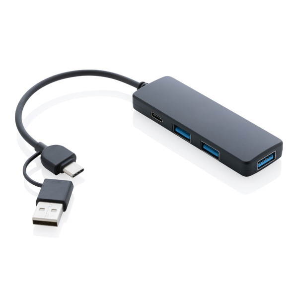RCS USB hub s dvostrukim ulazom od reciklirane plastike