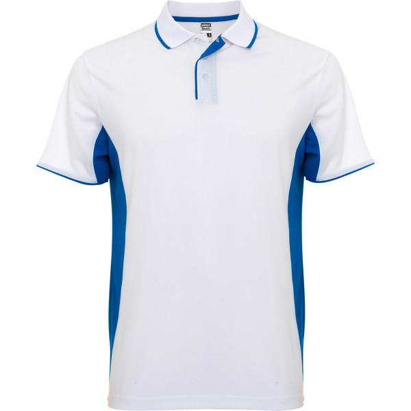 Πουκάμισο πόλο Montmelo - White / Royal Blue / S