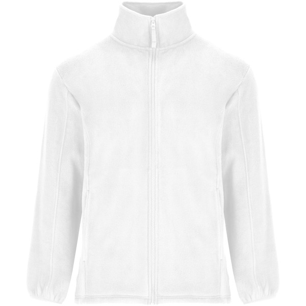 Artic men's full zip fleece jacket - White / M