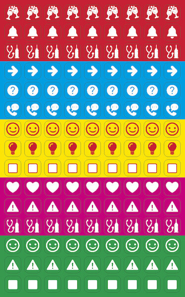 Notebook Print Pop L dot grid Yellow