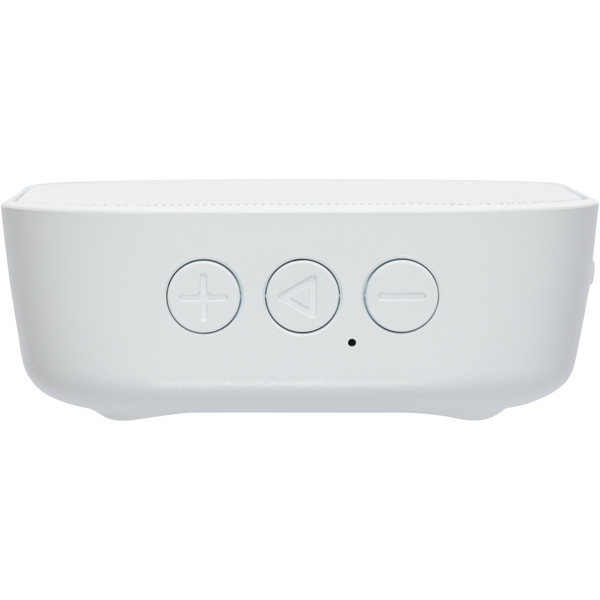 Stark 2.0 3W mini RCS recycled plastic Bluetooth® speaker - White