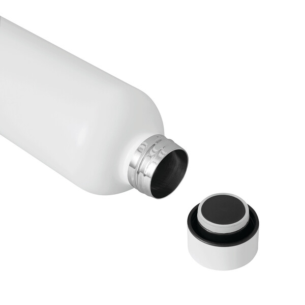 Vacuum Insulated Bottle Get Warm - White