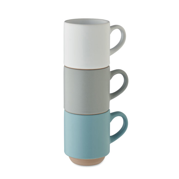 Ceramic stackable mug 170 ml Cerack - White