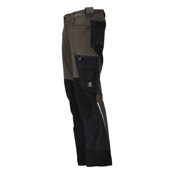 Pantaloni cu buzunare pentru genunchi - MASCOT® - Dark Anthracite / Black