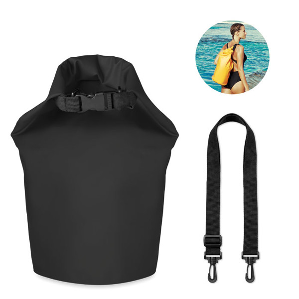 Saco impermeável PVC 10L Scuba - Preto