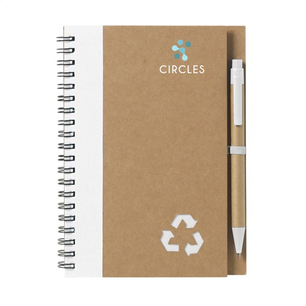RecycleNote-L bloc-notes - Blanc