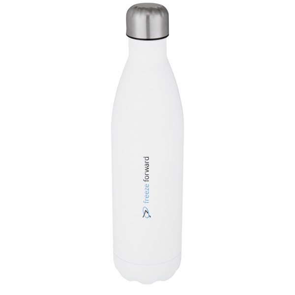Bouteille Cove de 750 ml en acier inoxydable à isolation sous vide - Blanc