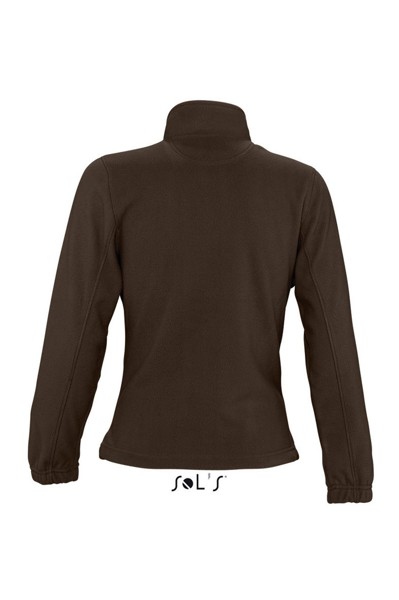 Sol's North Women - Zipped Fleece Jacket - Dark Chocolate / S