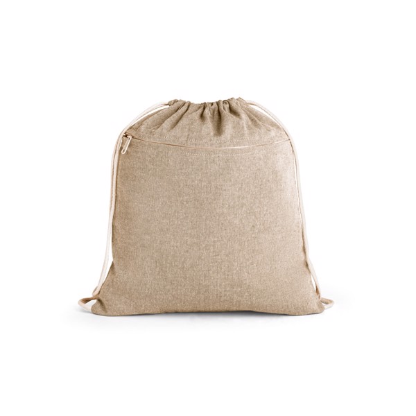 CHANCERY. Backpack bag in recycled cotton (140 g/m²) - Natural