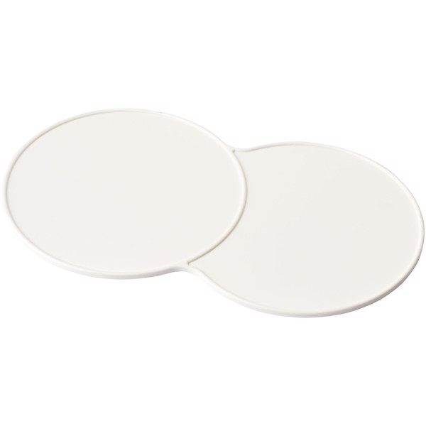 Sidekick plastic coaster - White